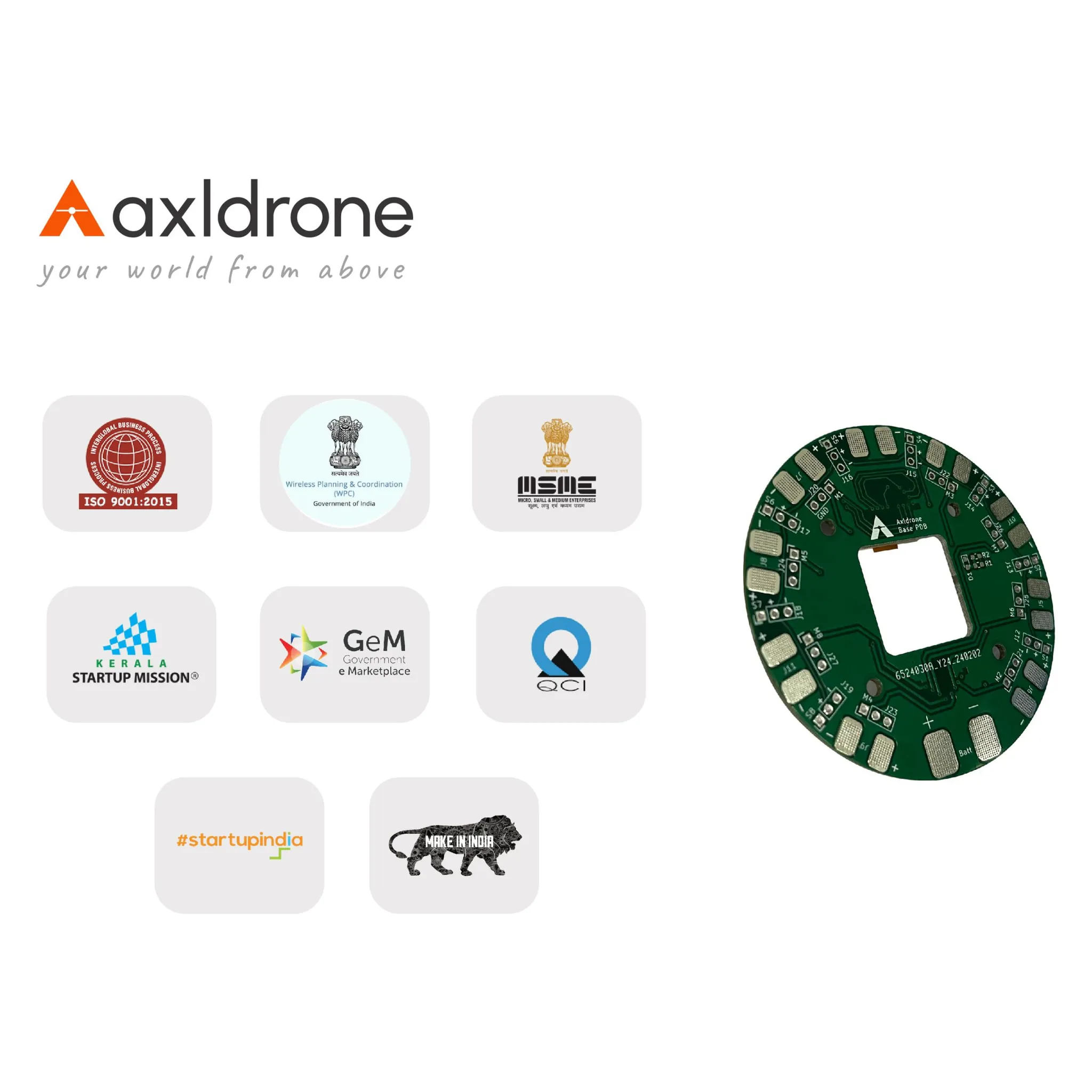 AXL PDB 10 100A Power Distribution Board for up to 8 ESCs