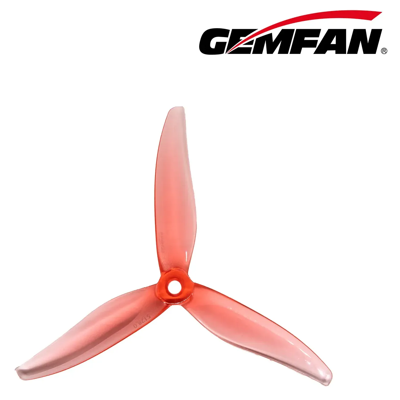 Gemfan Fury 5128 3-Blade Propeller (Set of 4) — Color: Purple