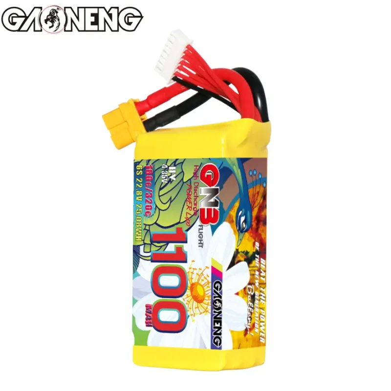 GAONENG GNB 6S 1100mAh 160C LiHV Battery – XT60