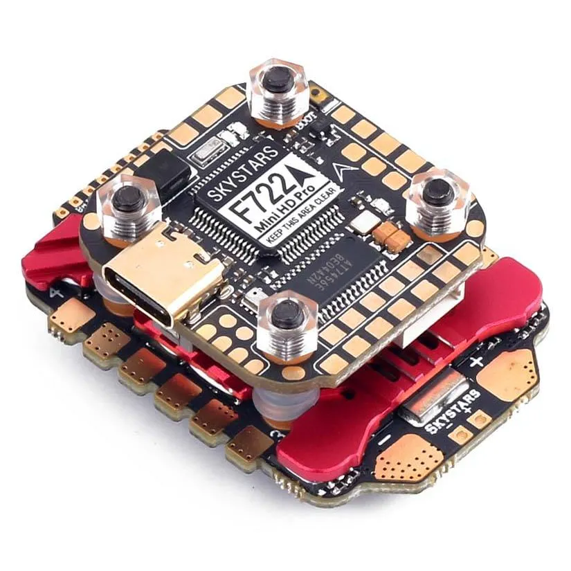 Skystars F722 Mini HD Pro FC + KM55 55A AM32 Stack