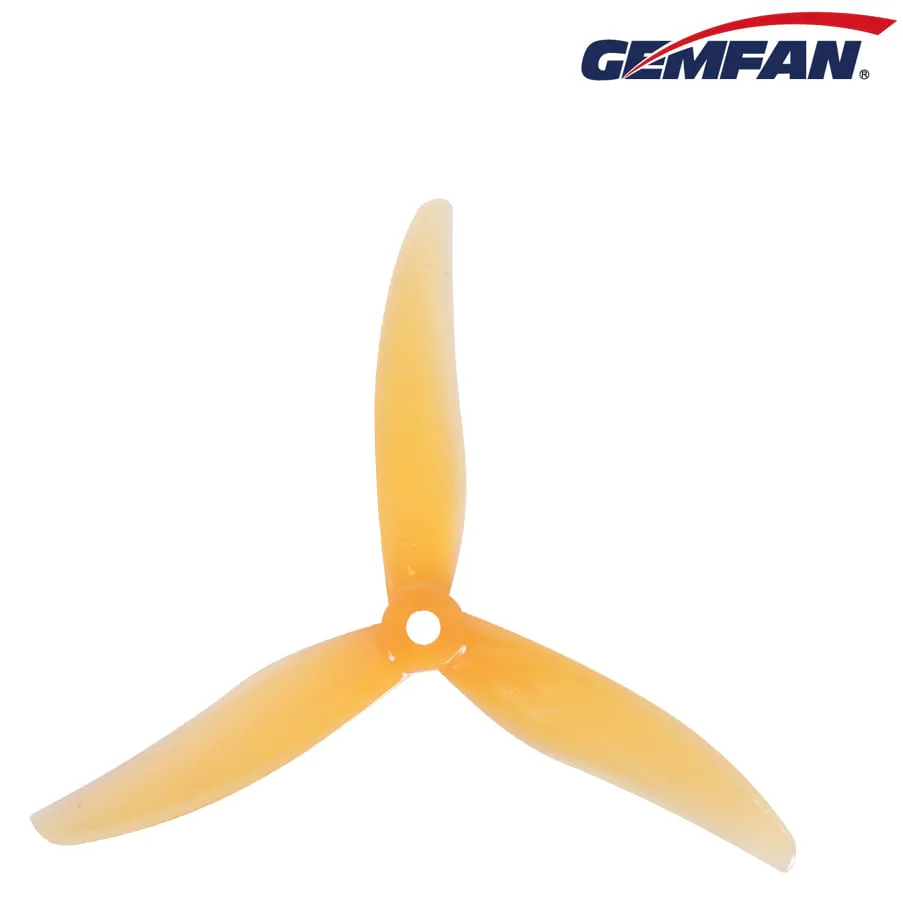 Gemfan Freestyle3S 5.1x3x3 Durable F3 Propeller (2CW+2CCW) — Color: Mango Yellow