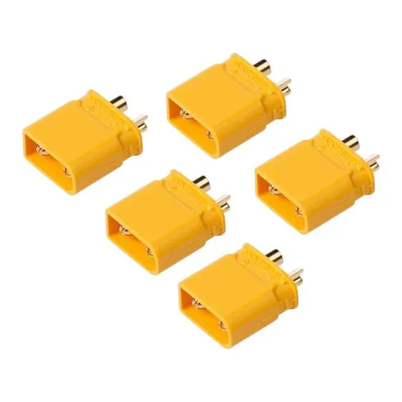 Amass XT30 Male Connector (5 Pack)