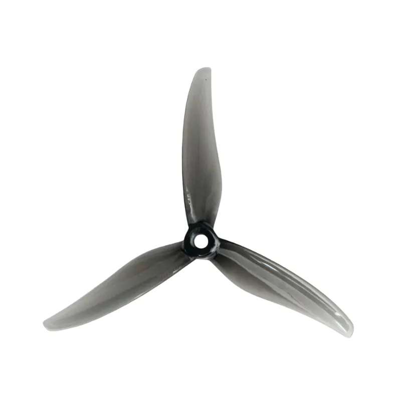 Gemfan Hurricane 51466 V2 MCK Edition 3-Blade Propeller (Set of 4 — 2CW+2CCW) — Color: Midnight Gray