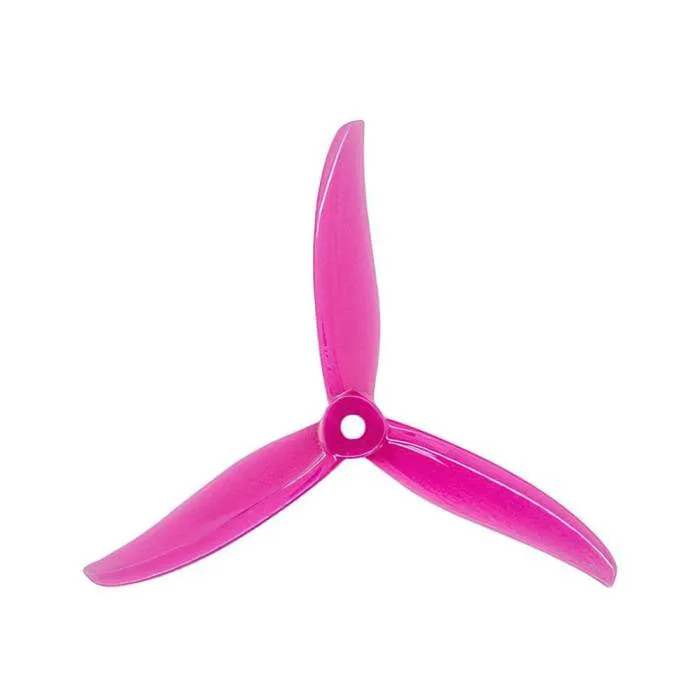 Gemfan SBANG 4934 3-Blade Propeller (Set of 4) (2 CW + 2 CCW) — Color: Pink / Direction: CCW