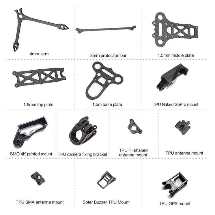 HGLRC Rekon5 LR 5 Inch Long Range Frame