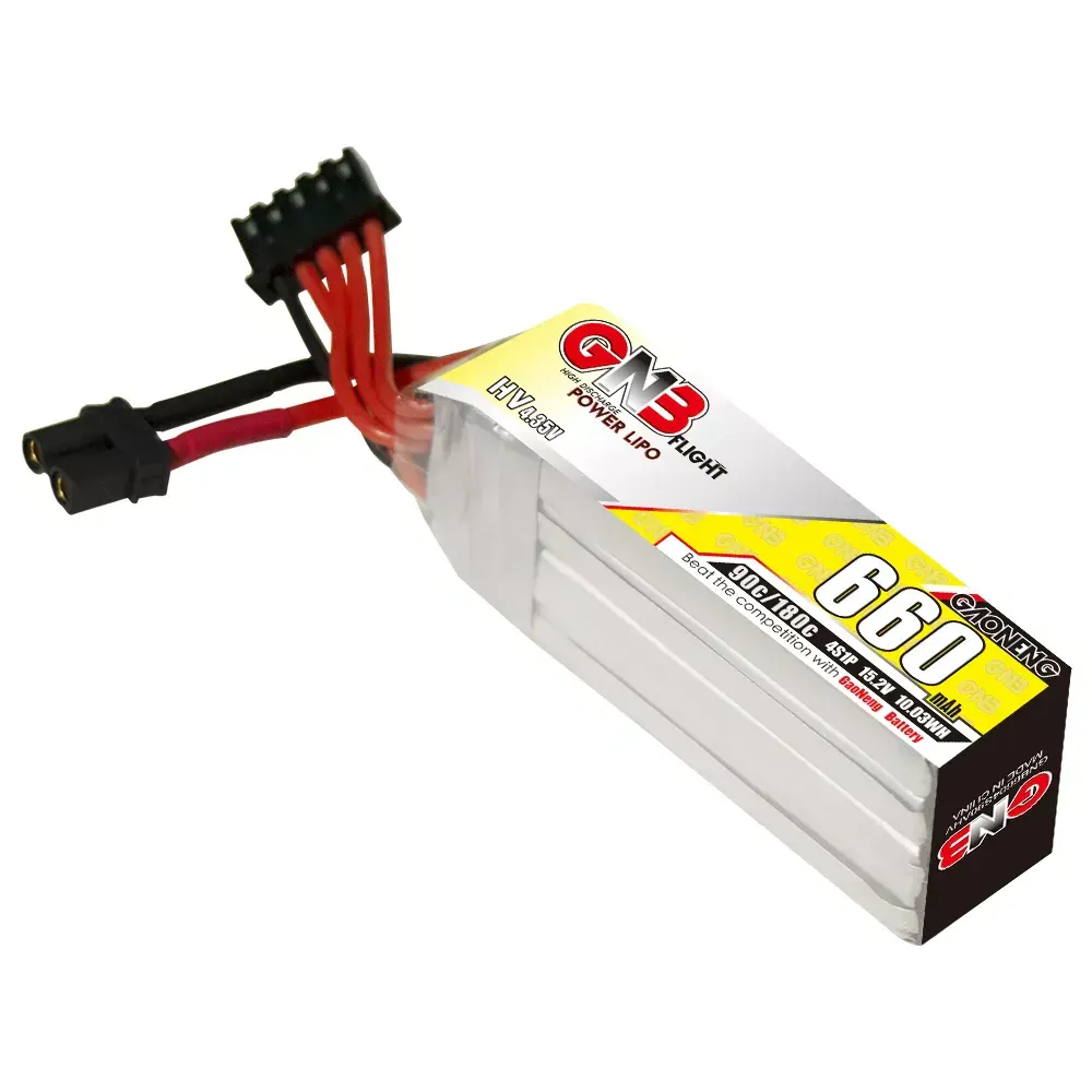 GAONENG GNB 4S 15.2V 660mAh 90C LiPo Battery XT30