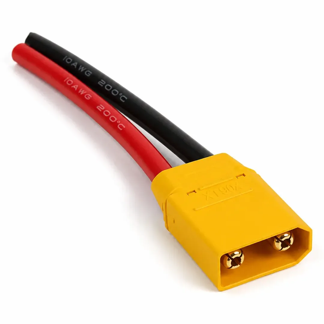 XT90 Male Connector with 12AWG Silicone Wire