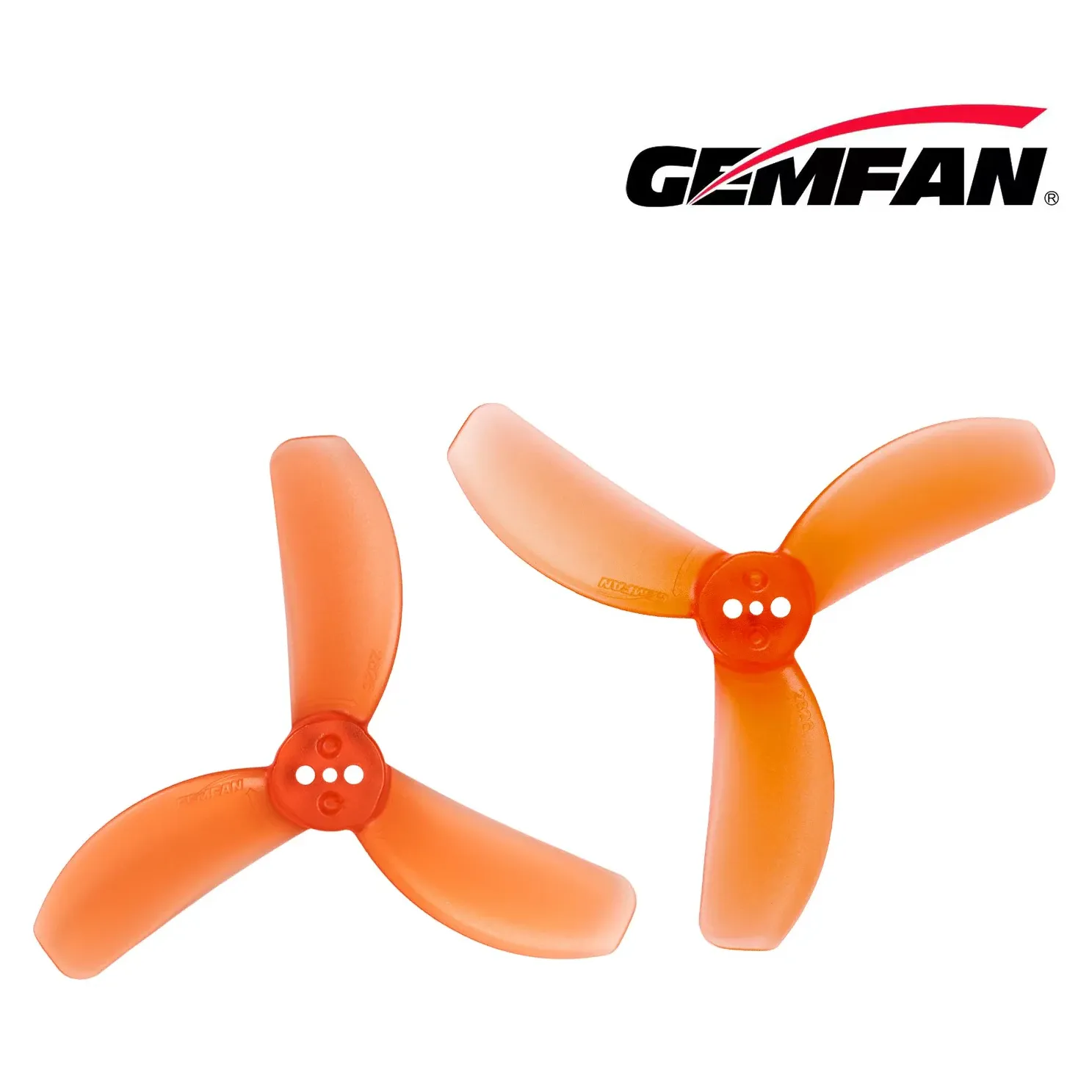 Gemfan 2826 Drone Soccer 3-Blade Propeller — Color: Red