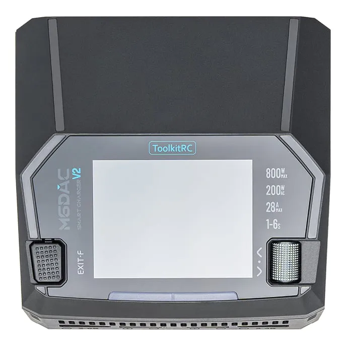ToolkitRC M6DAC V2 AC 200W DC 800W 16AX2 25A Sync Battery Charger