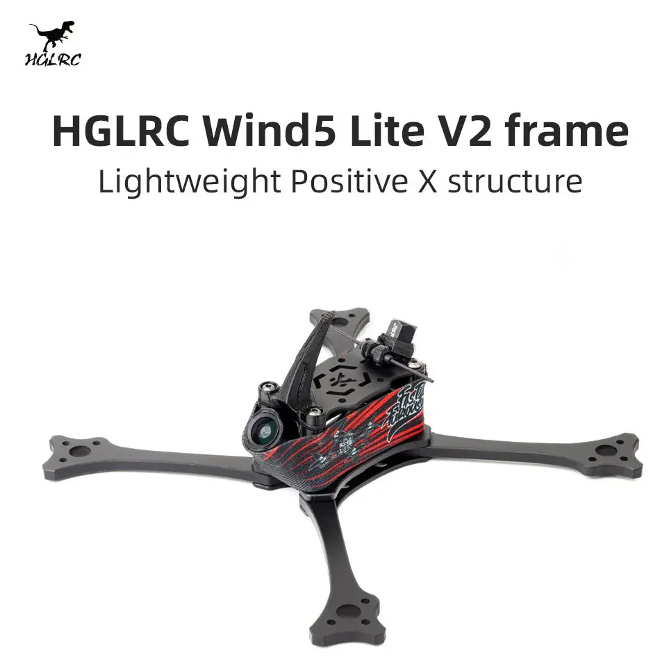 HGLRC Wind5 Lite V2 Racing Frame Kit