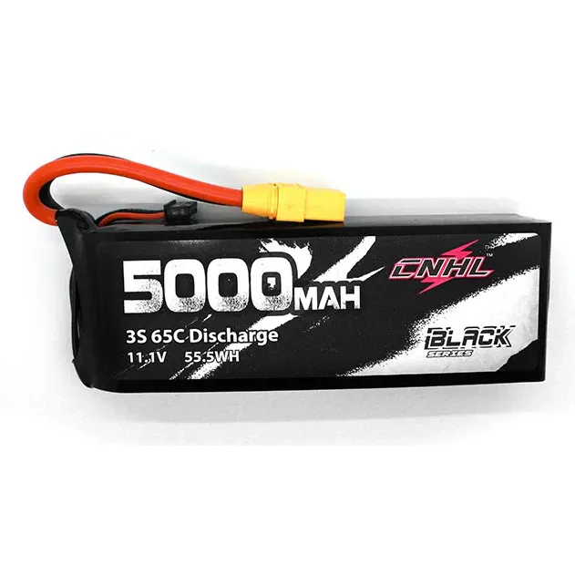 CNHL Black Series 5000mAh 3S 11.1V 65C LiPo Battery (XT90)