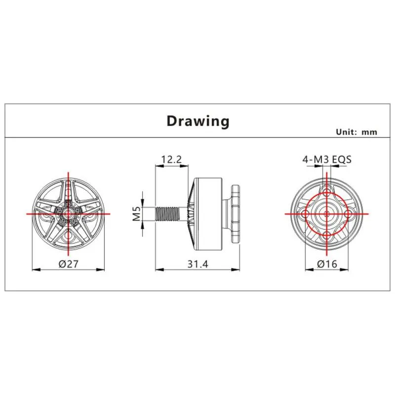 VCI 2207 Pro 2110KV Yuki Edition Motor