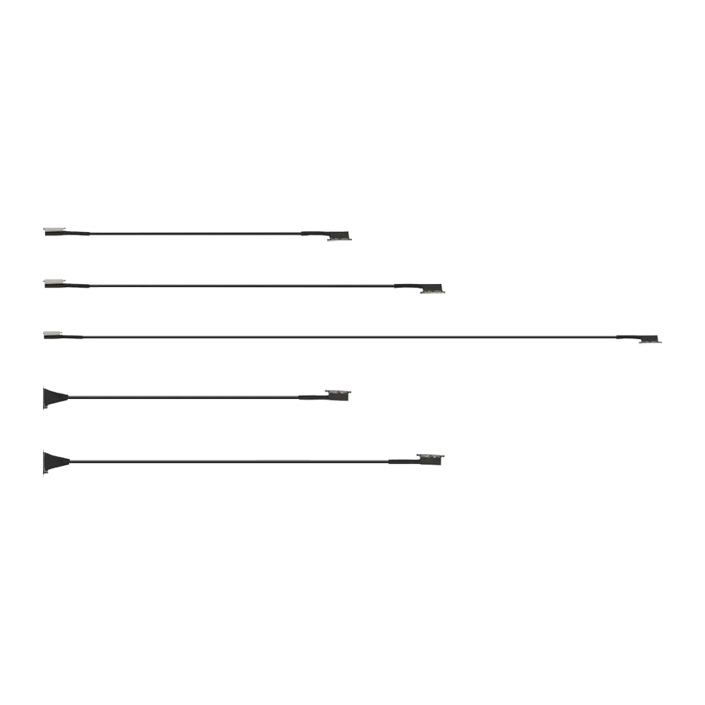 FlyFishRC DJI O4 Pro Coaxial Camera Cable, Straight to Right Angle