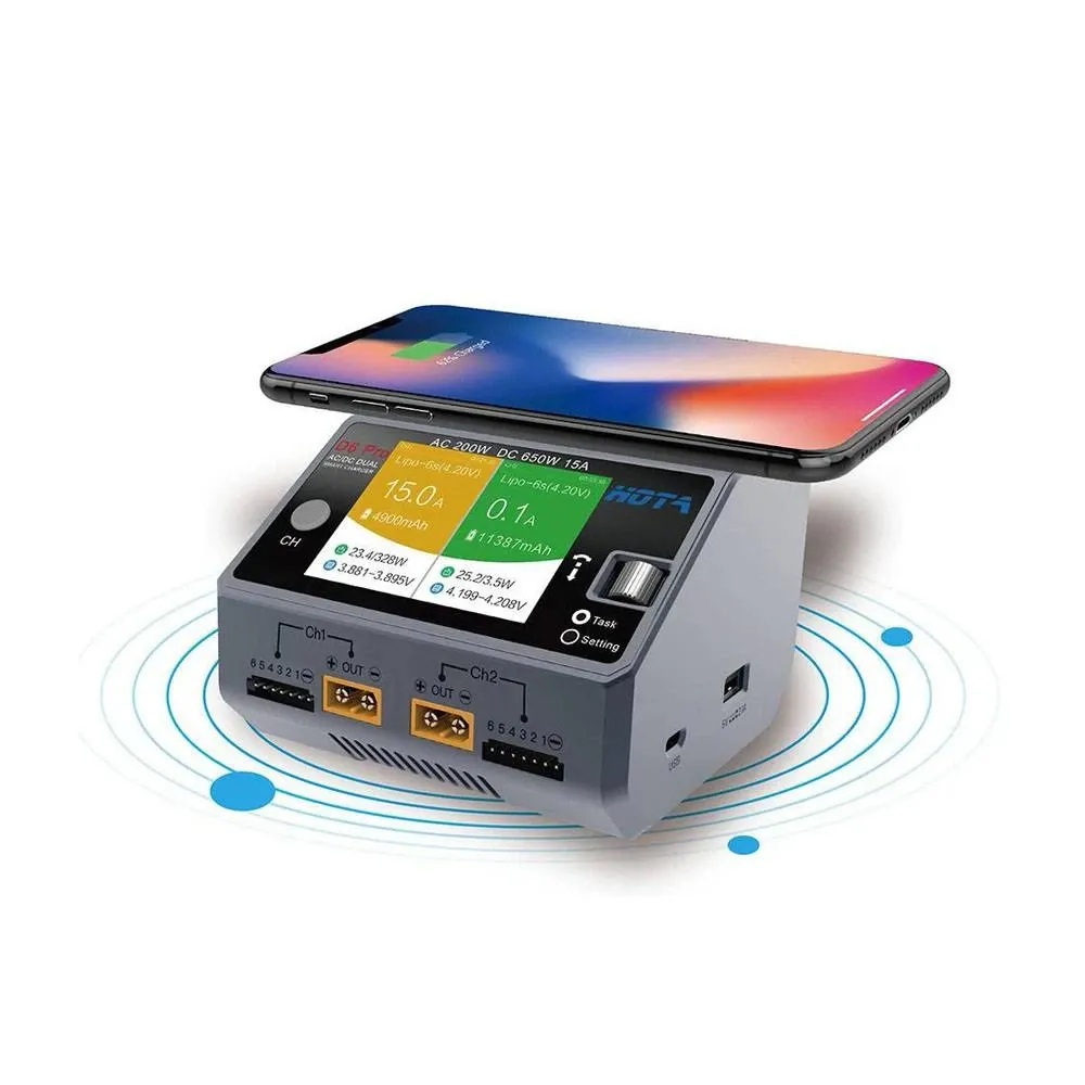 HOTA D6 Pro 325W Dual AC/DC Smart Charger