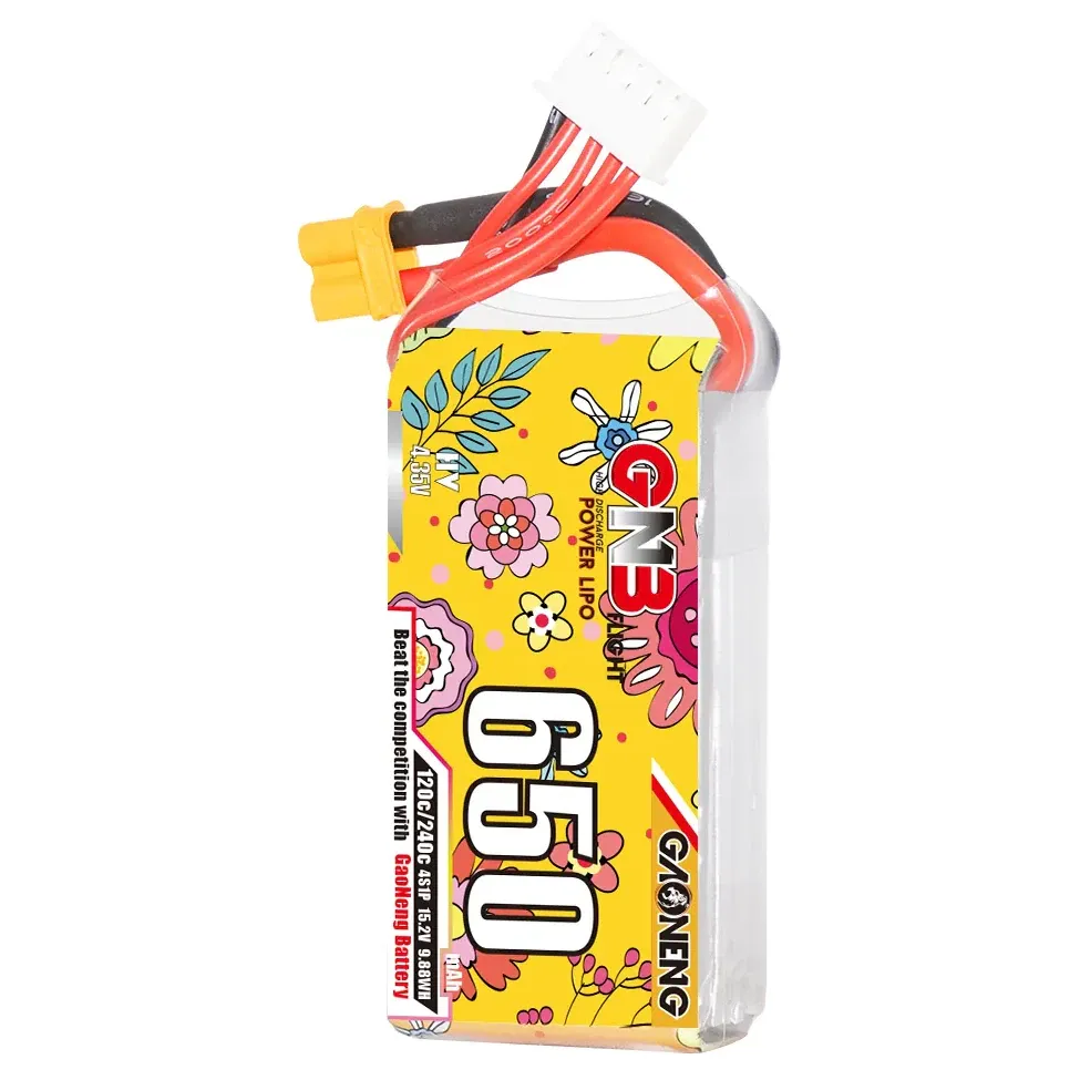GNB LiHV 650mAh 4S 120C HV LiPo Battery (XT30)