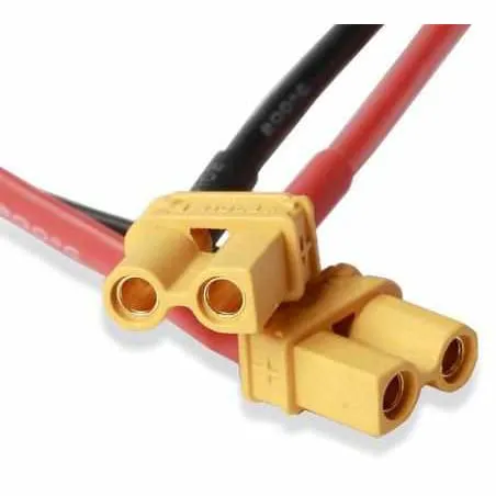 Amass XT30U Plug – 10cm 18AWG Silicone Cable