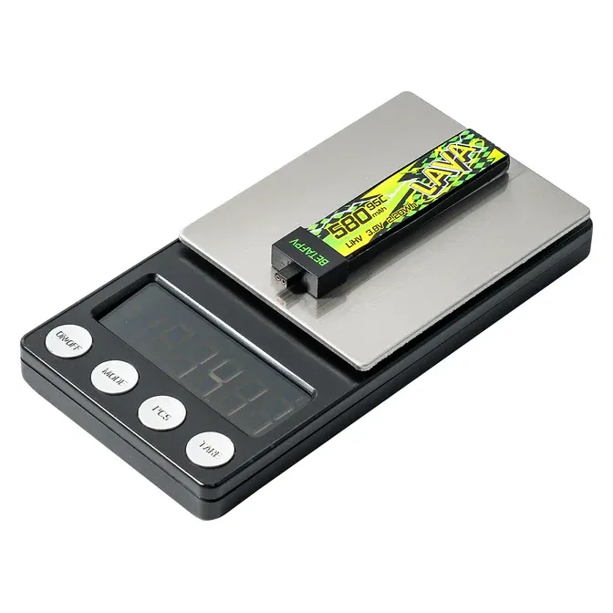BetaFPV LAVA II 1S 580mAh 95C LiHV Battery BT2.0 (4PCS)