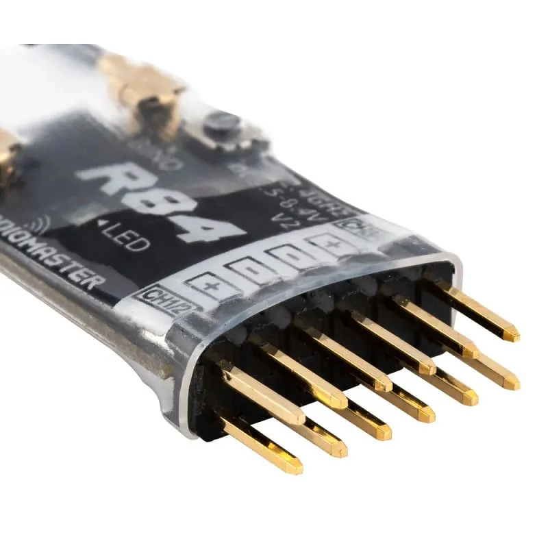 RadioMaster R84 V2 4CH PWM Receiver (D8/D16/SFHSS)