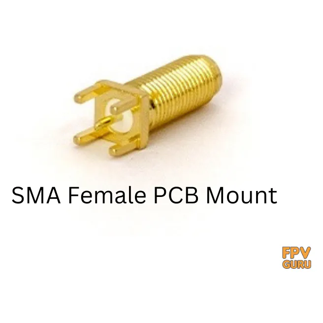 SMA Female Straight Long Connector for PCB Mount