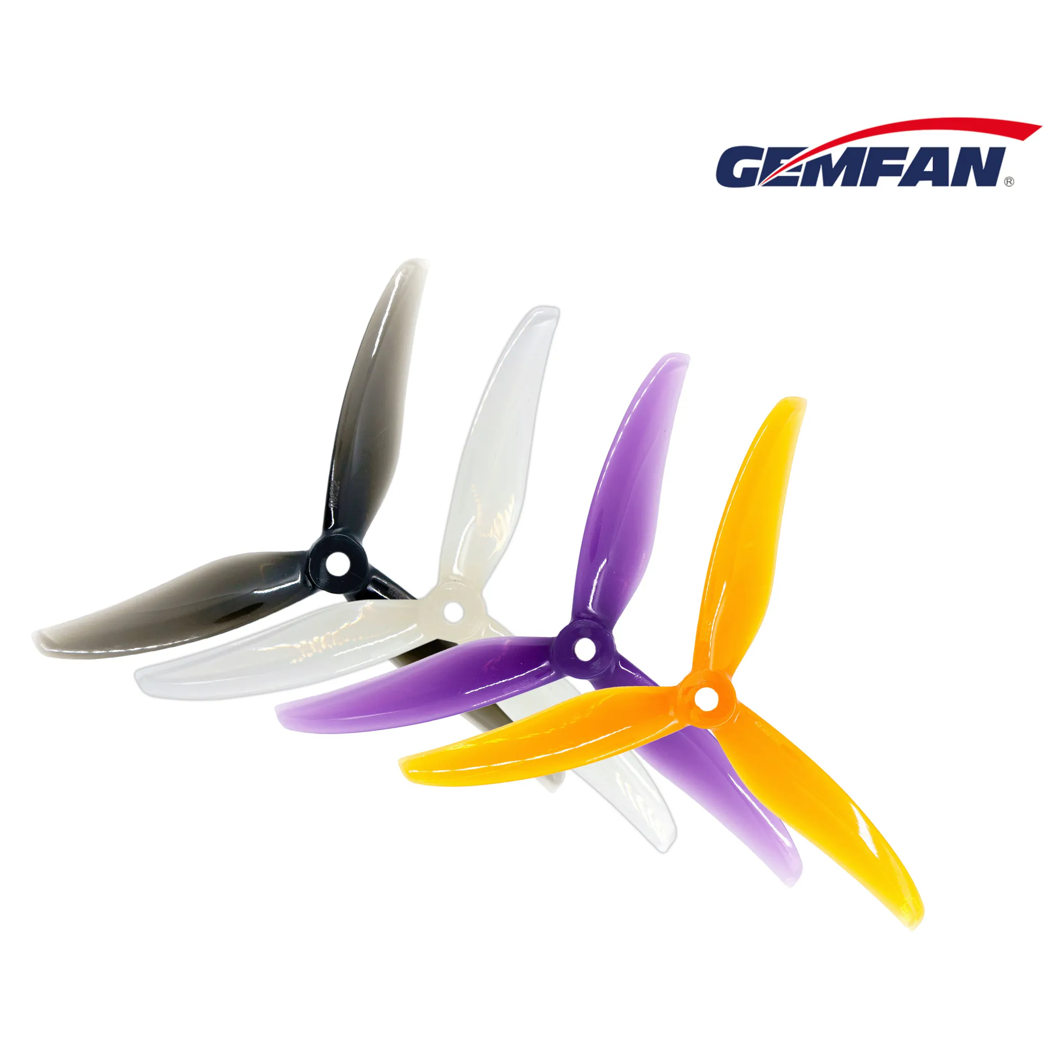 Gemfan Hurricane 5236 3-Blade Propeller (Set of 4 — 2CW+2CCW)
