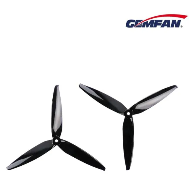 Gemfan Flash 7040 Durable 3-Blade Propeller — Color: Black
