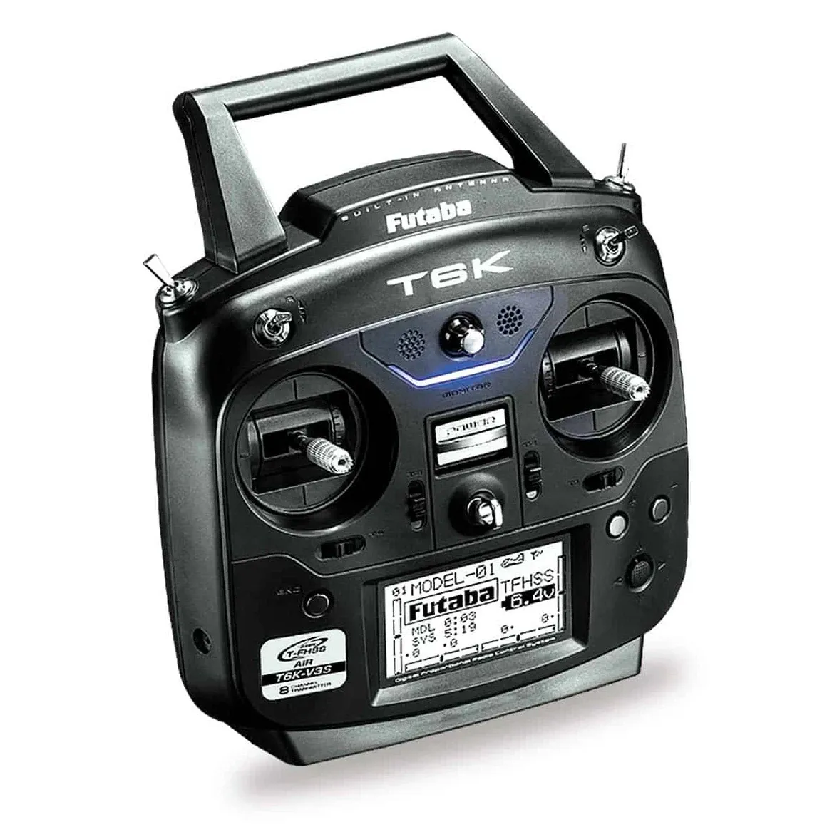 Futaba T6K-V3 8-Channel 2.4GHz Transmitter with Receiver