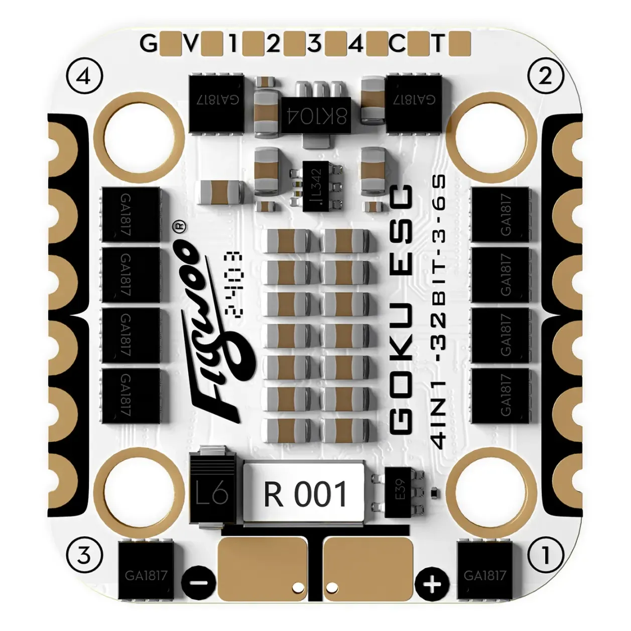 Flywoo GOKU G45M 45A 2–6S 32Bit 128K ESC (20×20)