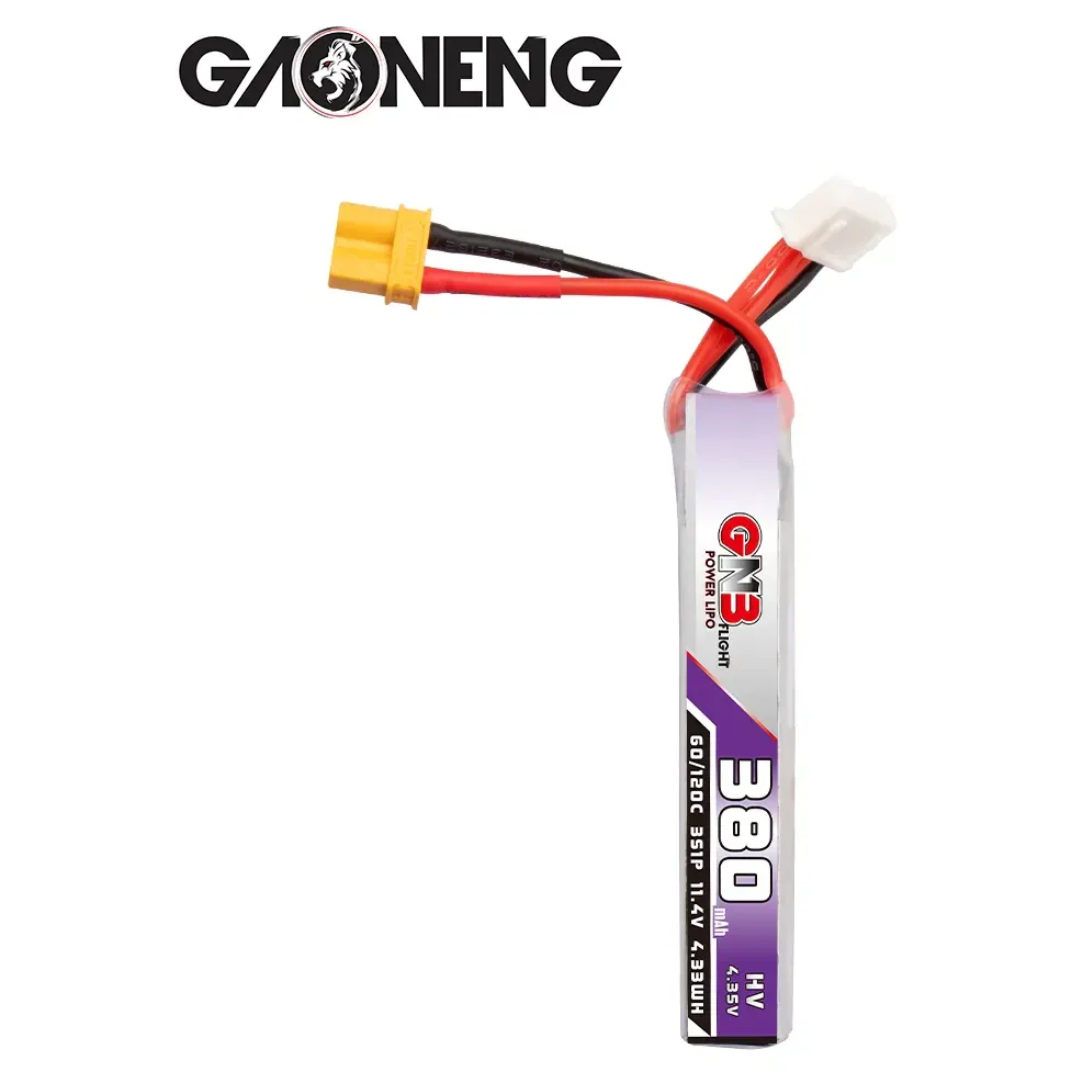 GNB 3S 380mAh 60C XT30 LiPo Battery