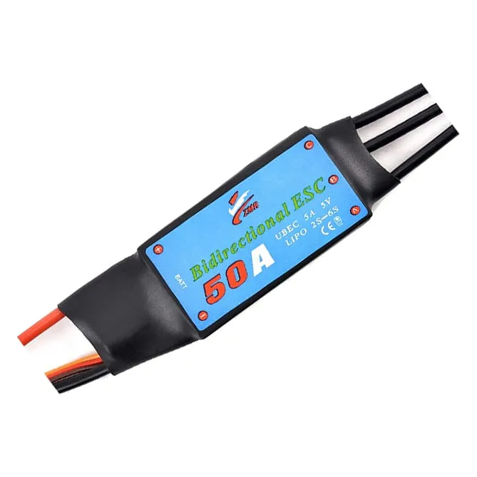 Bidirectional 50A 2-6S ESC 5V 5A UBEC