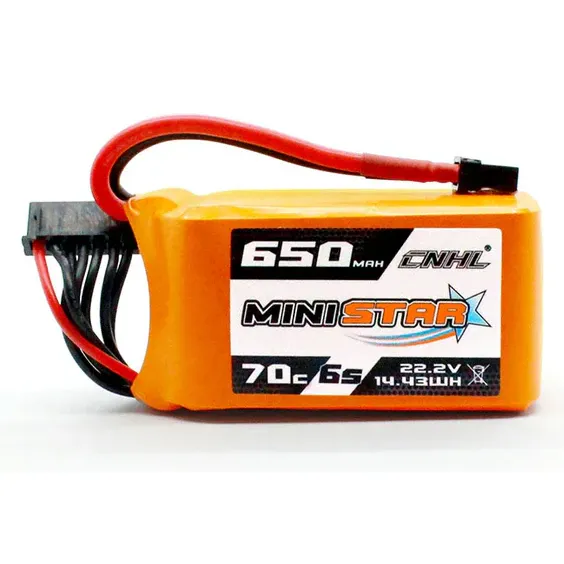 CNHL MiniStar 650mAh 6S 70C LiPo Battery
