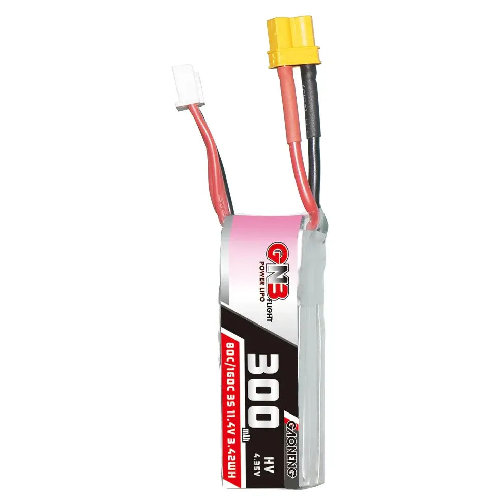 GAONENG GNB 300mAh 3S 11.4V 80C XT30 LiHV Battery