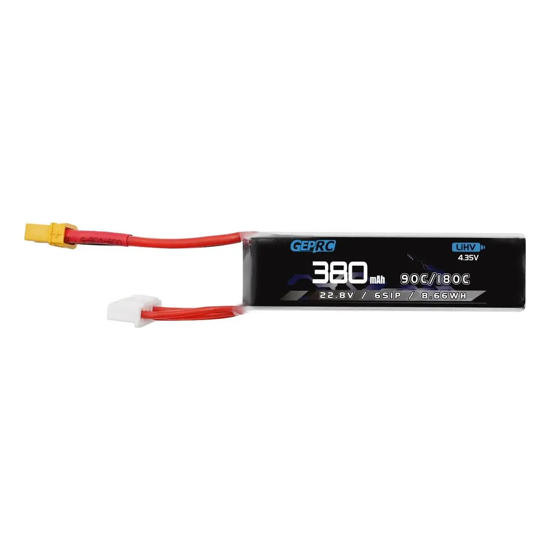 GEPRC 6S 380mAh 90/180C HV 4.35V LiHV Battery
