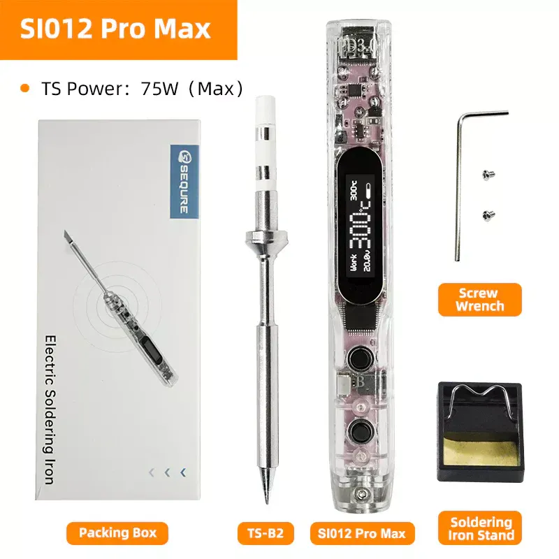 Sequre SI012 Pro Max OLED Soldering Iron