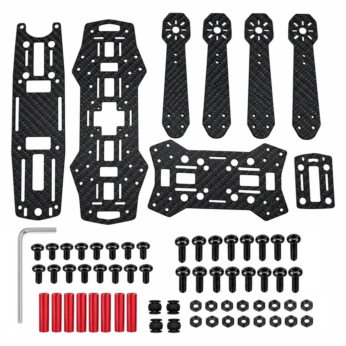 Simplifly Q250 250mm Carbon Fiber 3mm Arm FPV Racing Frame Kit