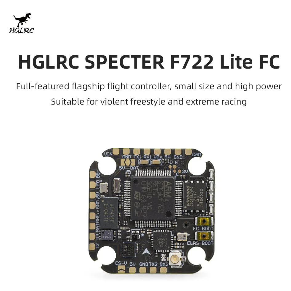 HGLRC Specter F722 Lite ELRS 2.4GHz Flight Controller