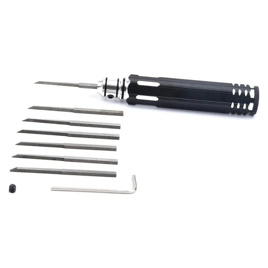 ReadyToSky Hobby Cutting Tool Chisel+7 Blade 0.1/0.2/0.4/0.6/0.8/1.0/2.0mm