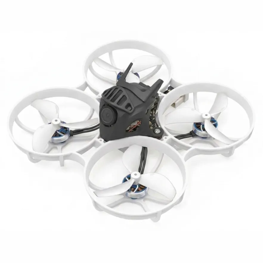 BetaFPV Meteor75 Pro Analog Whoop Quadcopter (ELRS 2.4GHz) — Frame Color: White, Canopy Color: Black