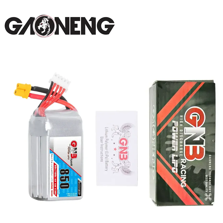GAONENG GNB 850mAh 4S 14.8V 80C XT30 LiPo Battery