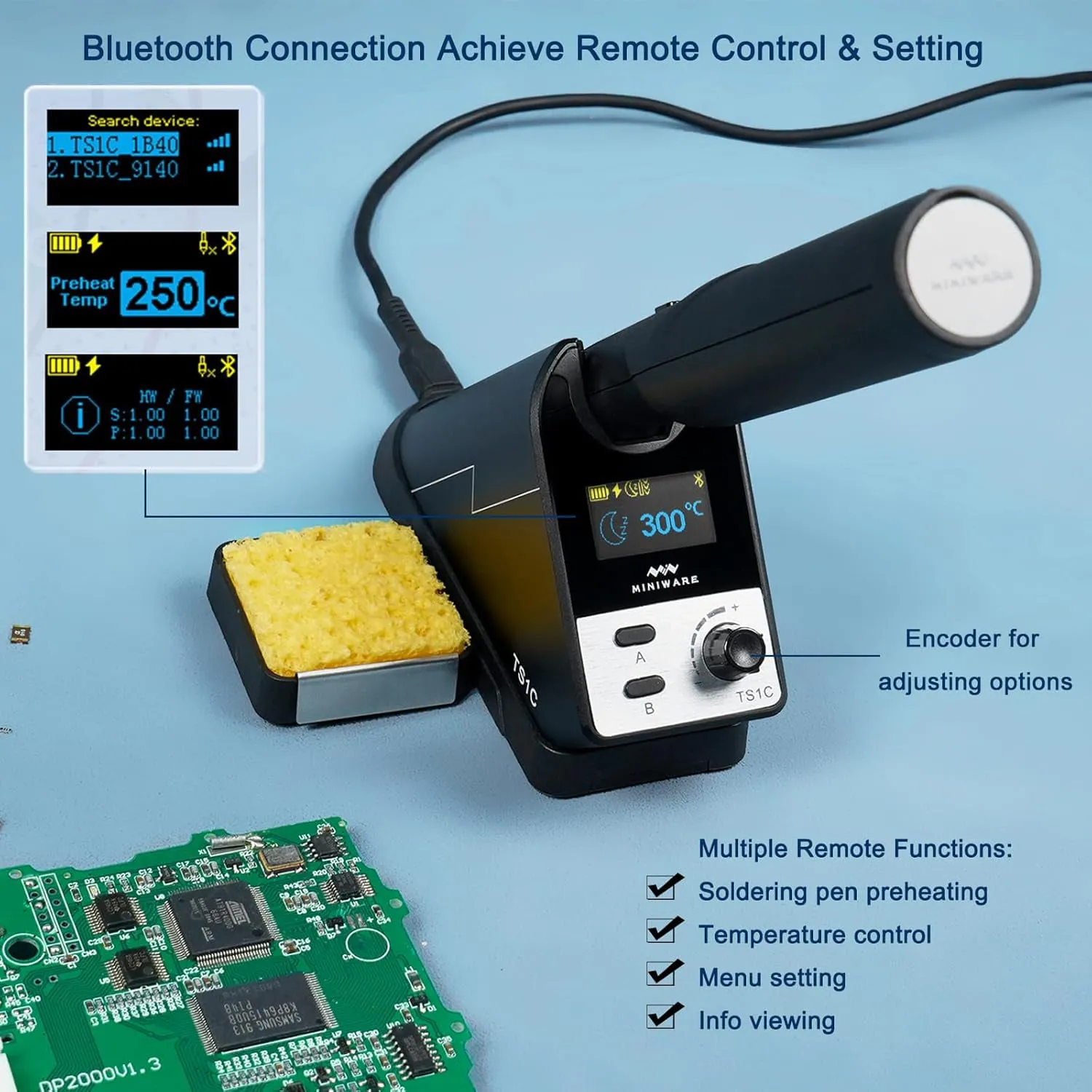 MINIWARE TS1C Rechargeable Smart Soldering Iron
