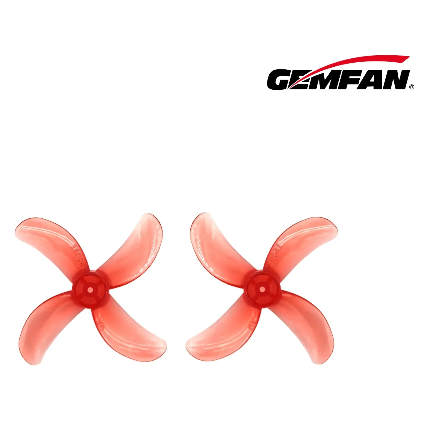40mm 1609 PC 4-Blade Whoop Propeller (1mm/1.5mm Shaft) (Set of 8 — 4CW+4CCW) — Color: Macho Pink / Shaft: 1.5mm