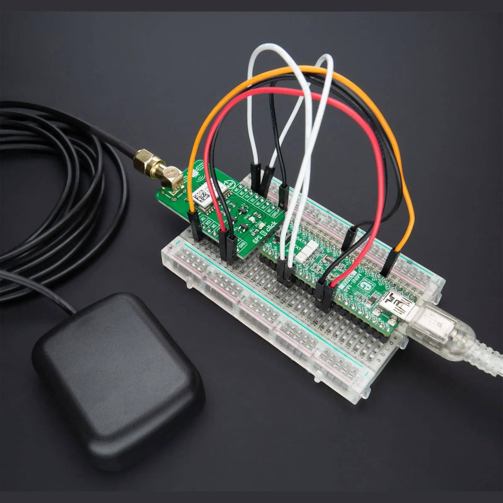 MIKROE GPS 6 Click A2200-A Receiver Board