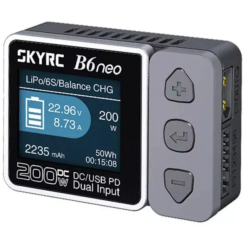 SkyRC B6 Neo 200W DC Smart Charger (DC/PD Dual Input)