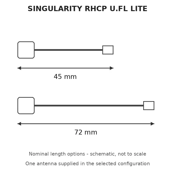 TrueRC Singularity 5.8 U.FL Lite Antenna