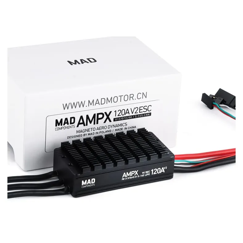 MAD AMPX 120A 5-14S Drone ESC V2.0 DroneCAN