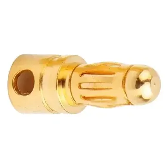 Gold Plated Copper Banana Bullet Connector 2-6mm, Male/Female