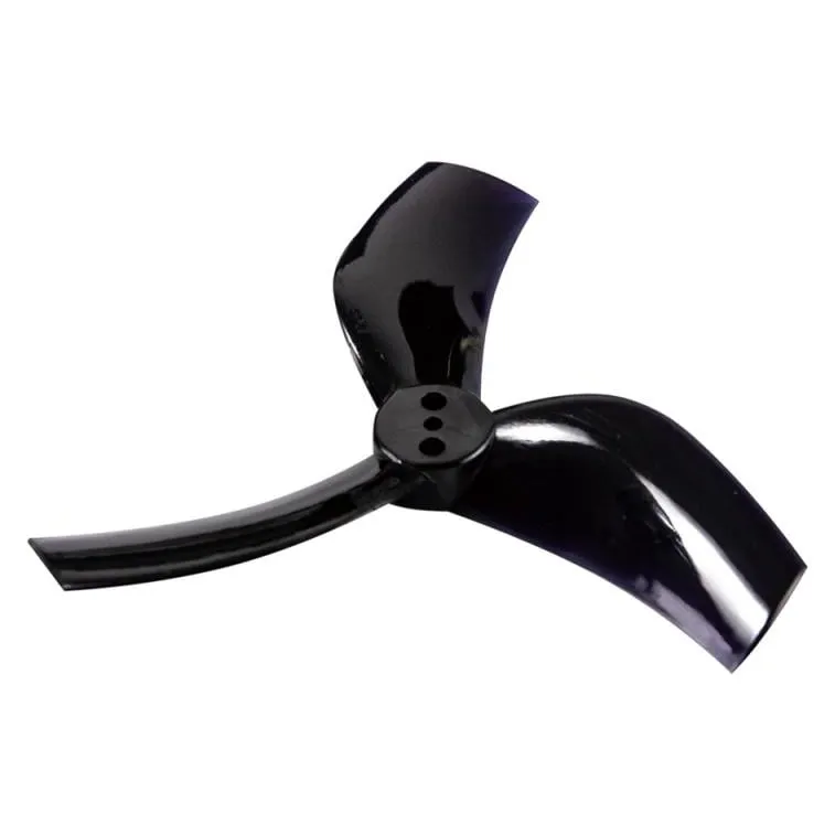 Gemfan Ducted Durable 3-Blade 63mm Cinewhoop Propeller (Set of 8 — 4CW+4CCW) — Color: Black