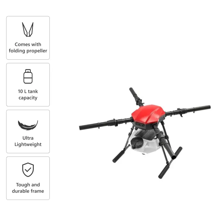 EFT E410P 10L 4-Axis Agricultural Drone Frame