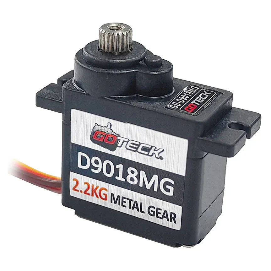 DYS GoTeck GS-D9018 Digital Micro Servo (Plastic or Metal Gear) — Gear: Full Metal Gear (11g)