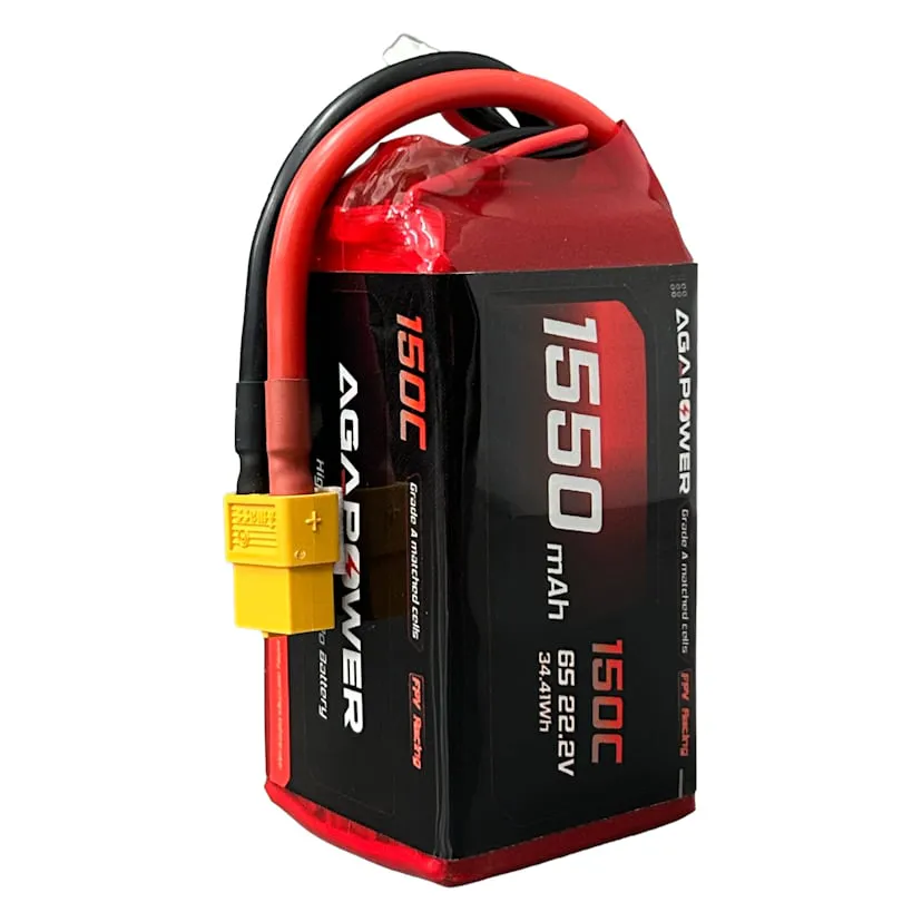 AGAPOWER 1550mAh 6S 150C LiPo Battery (22.2V)
