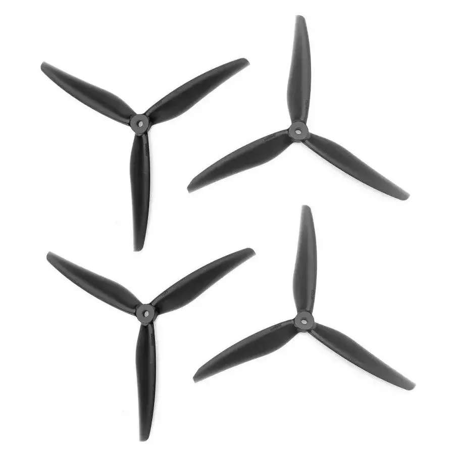 Gemfan Cinelifter 7535 3-Blade Propeller Black (Set of 4 — 2CW+2CCW)